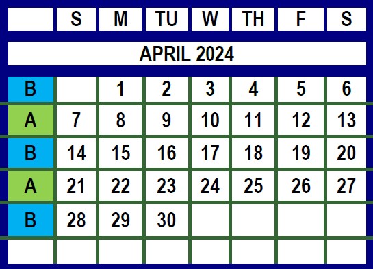 april 2024 trash and recycling calendar for northborough