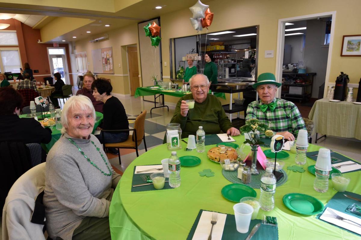 Group at St. Patrick's Day Dinner