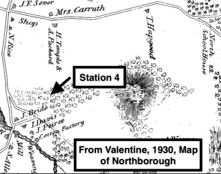 From Valentine, 1930, Map of Northborough