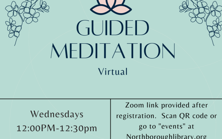guided meditation flyer