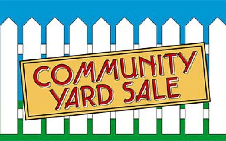 community yard sale image